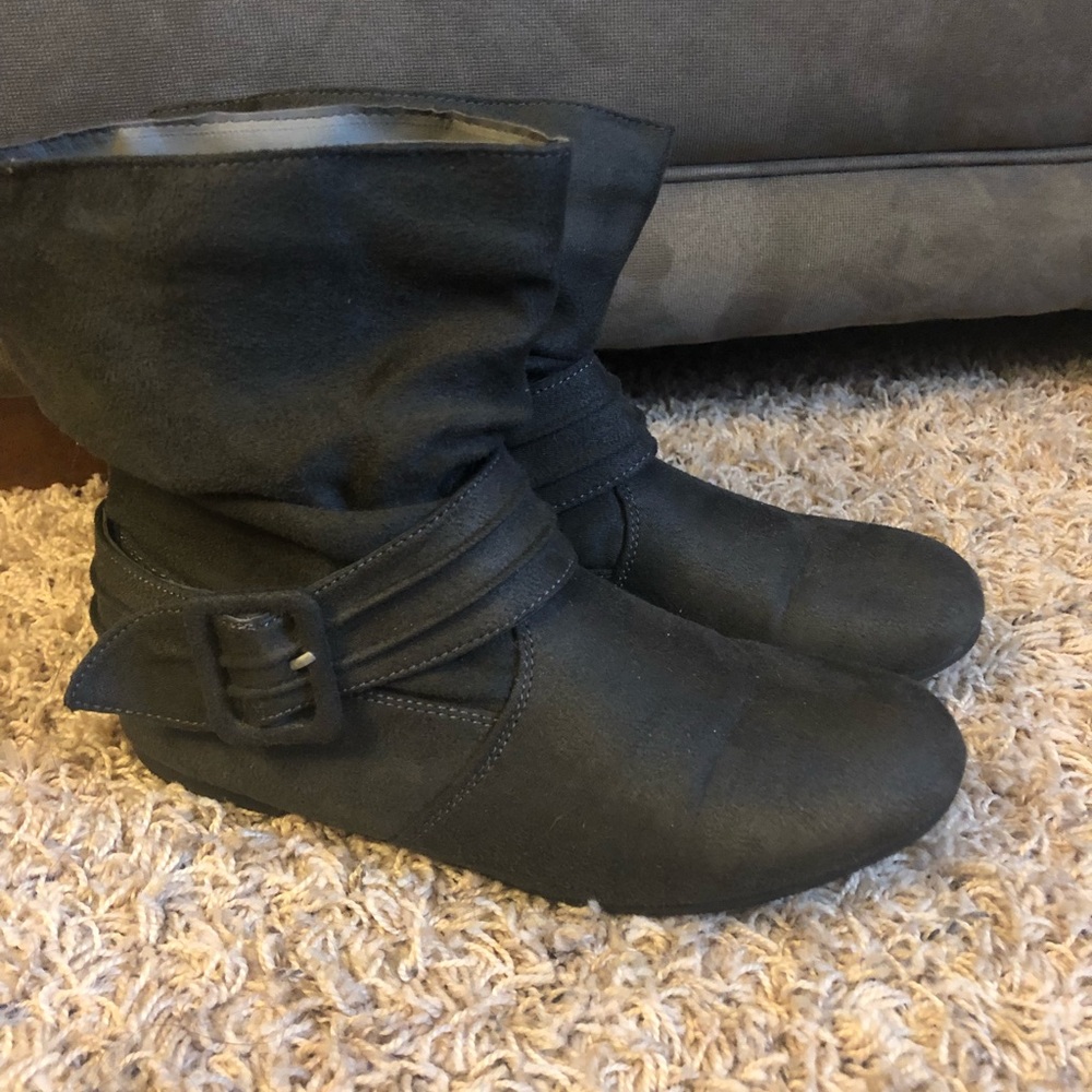 Women gray boot/booties - Picture 3 of 8
